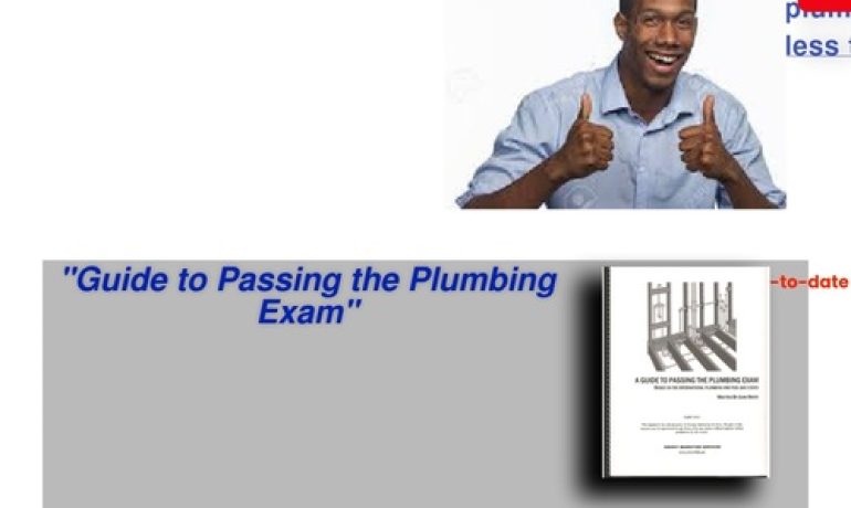 Guide to Passing the Plumbers Exam